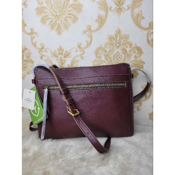 Felicity Crossbody Claret Red