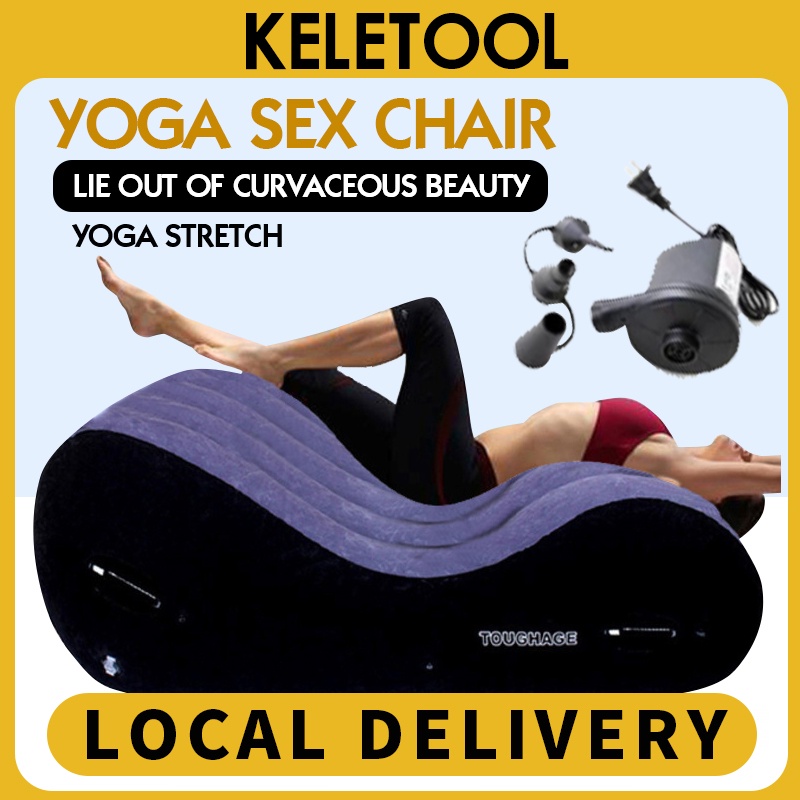 Inflatable Sofa Air Sofa Angin Sofa Udara Tiup Ringan Pantai Udara Hammock Lipat Sofa Tiup Cepat unt