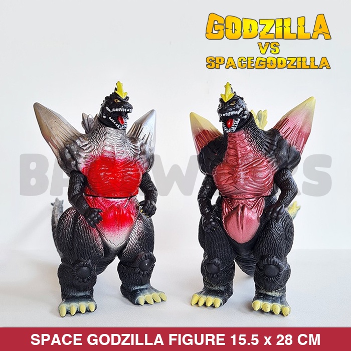 Figure Kaiju Space Godzilla: Godzilla VS Space Godzilla Mainan Anak (bakawears)