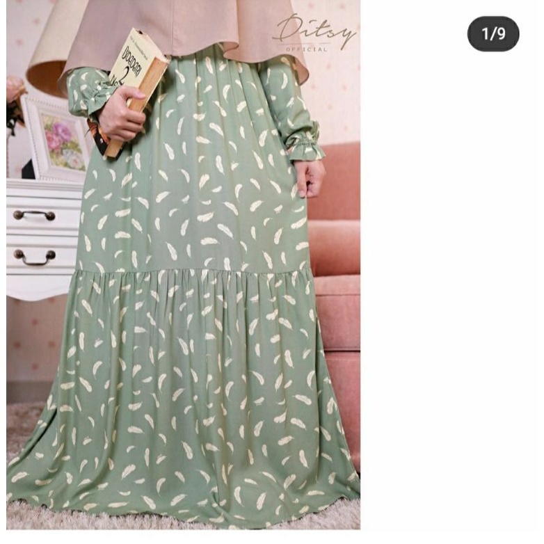 PRELOVED DITSY QUIL SAGE SIZE S BY DITSYOFFICIAL DITSY FEBRUARI 2023