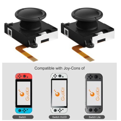 Gulikit Hall Sensing Joystick Joycon Replacement Parts Switch - Switch OLED - ODIN - Pocket 3 / 3+