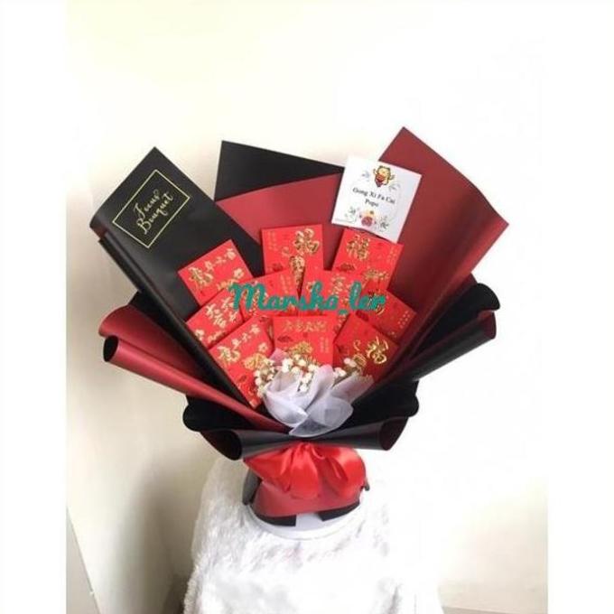 

ANGPAO BOUQUET / BUKET ANGPAO / ANGPAO BOX / BUKET IMLEK / CNY / RG64654T
