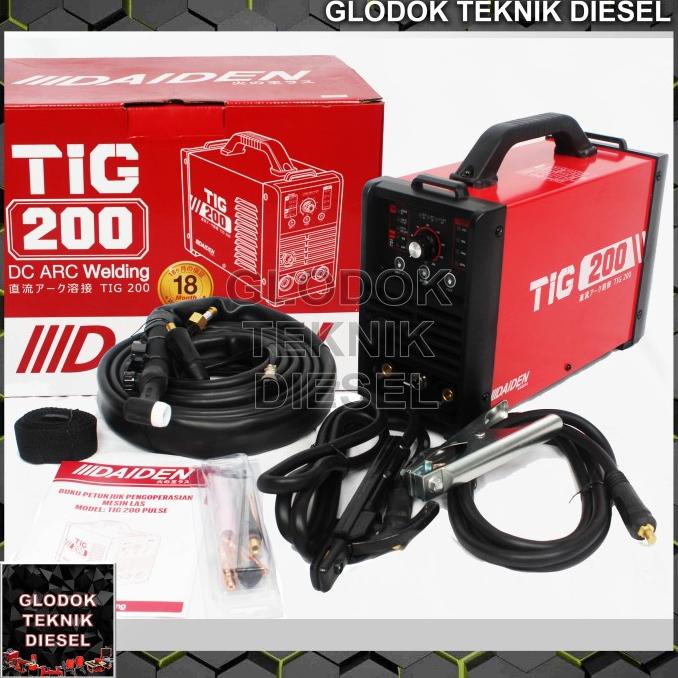 PROMO MESIN LAS DAIDEN TIG 200 PULSE INVERTER DAIDEN TIG 200 P ORIGINAL PENGIRIMAN CEPAT