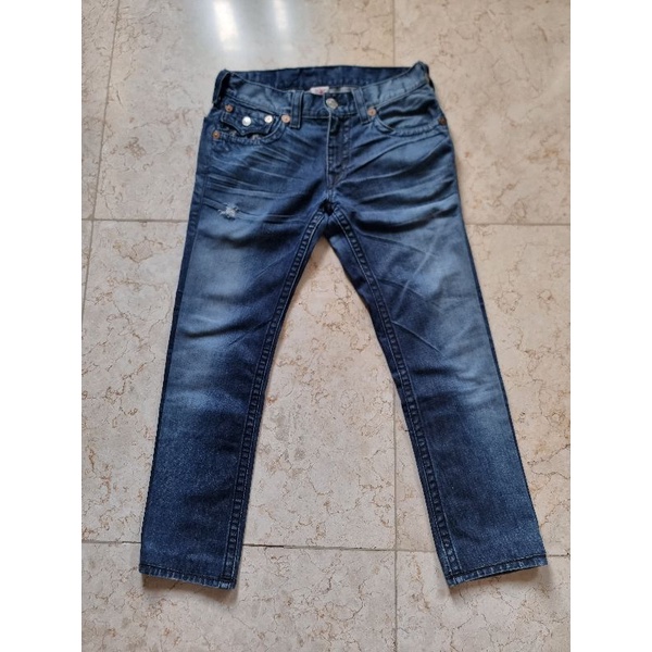 Jeans True Religion Rainbow Billy Size 33 x 34 Preloved Original