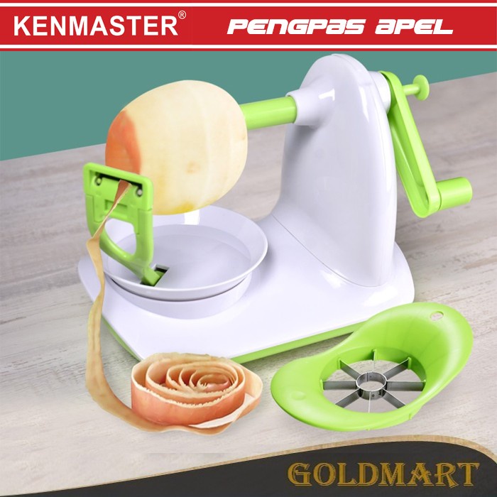 ALAT KUPAS BUAH OTOMATIS 1 SET PENGUPAS MINI PEELER / STAINLESS STEEL
