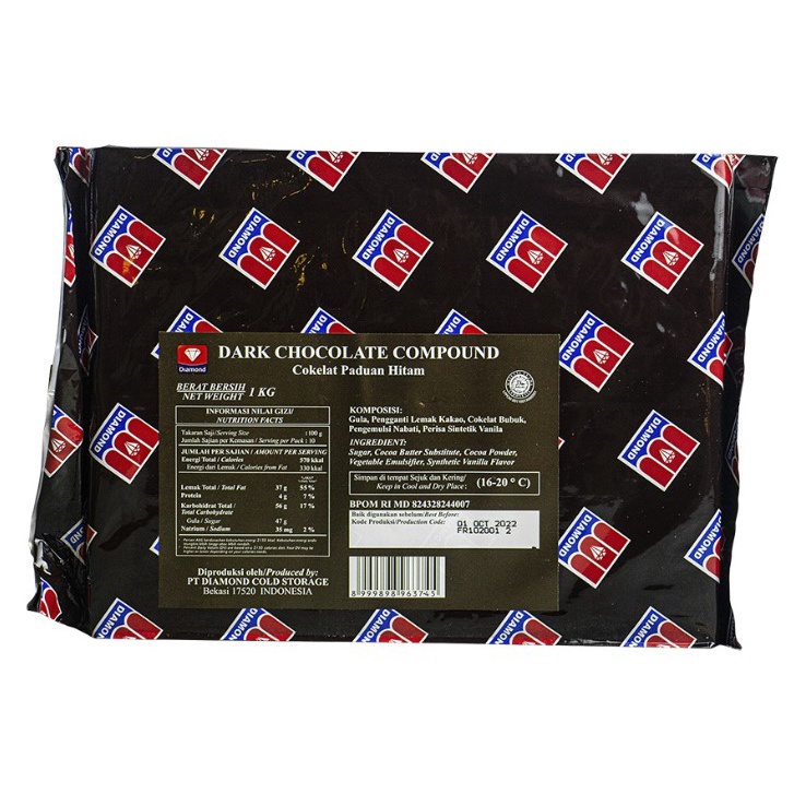 

dark chocolate compound diamond 1 Kg