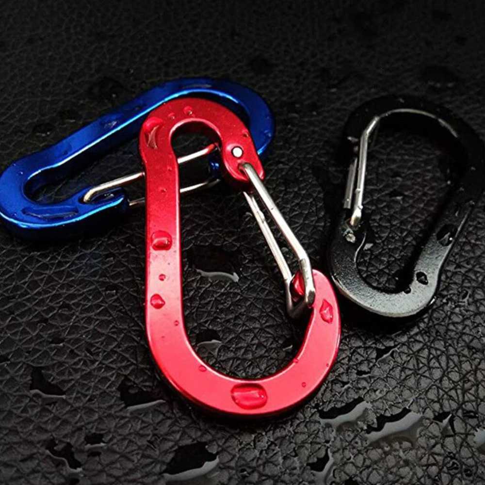 Gantungan Carabiner Karabiner Aluminium Alloy Snap Clip Lock 6 PCS - ACOMPS CC1