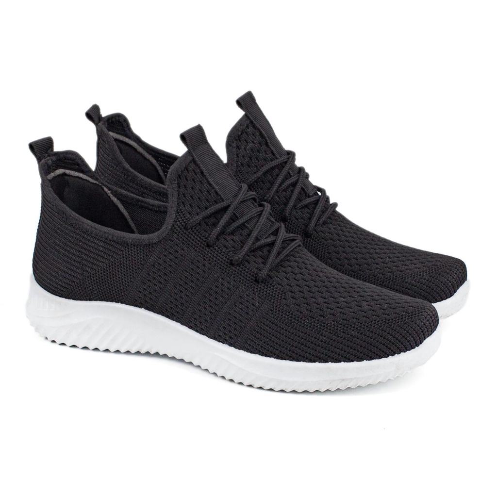 SNEAKER SM605 HITAM PUTIH/SEPATU DEWASA/SEPATU CEWEK/SEPATU IMPORT