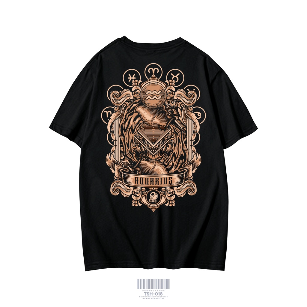 KAOS ZODIAK AQUARIUS NEW EDITION KAOS PAKAIAN TERBARU