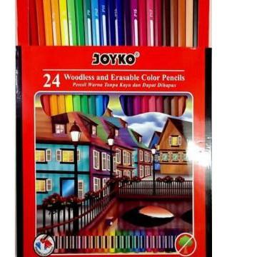 

정 Joyko Pensil Warna 24 Color CP-115 | Joyko Pensil Warna Bisa Dihapus Miliki !
