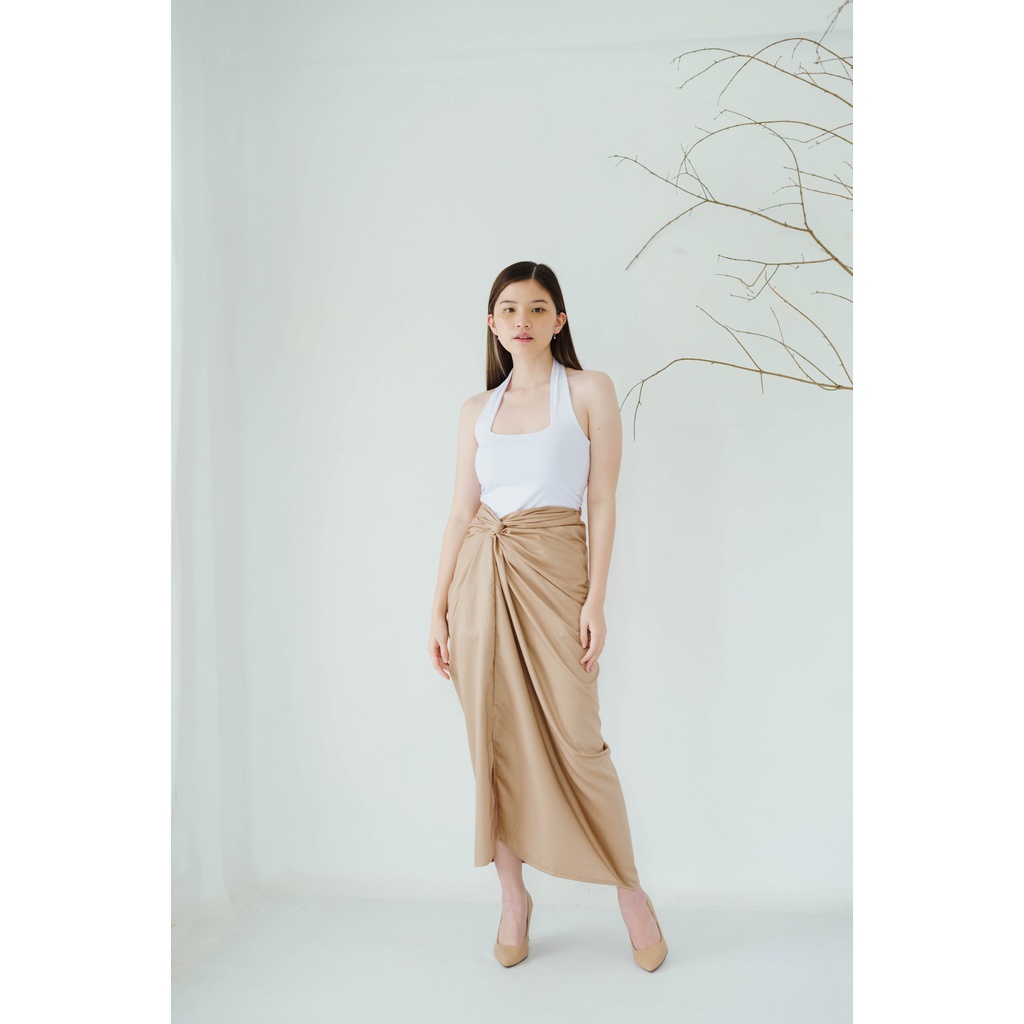 Ayesha Wrap Skirt Rok Lilit Katun By Vitafa