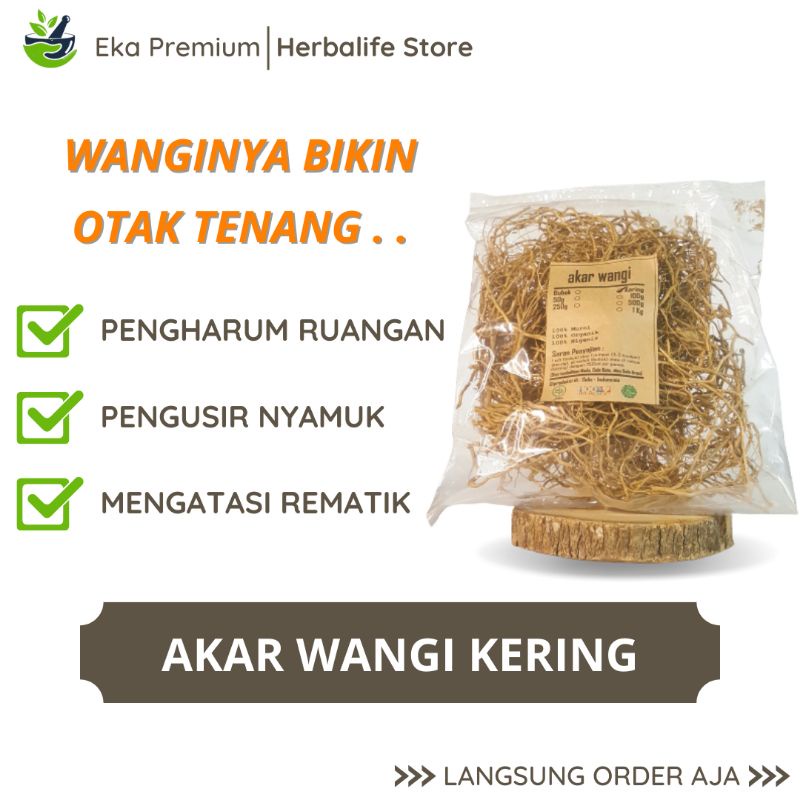 

Akar Wangi Narwastu Kering Asli Murni Organik Ramuan Herbal Rumput Vetiveria Jamu Minuman Tradisional Pengusir Nyamuk