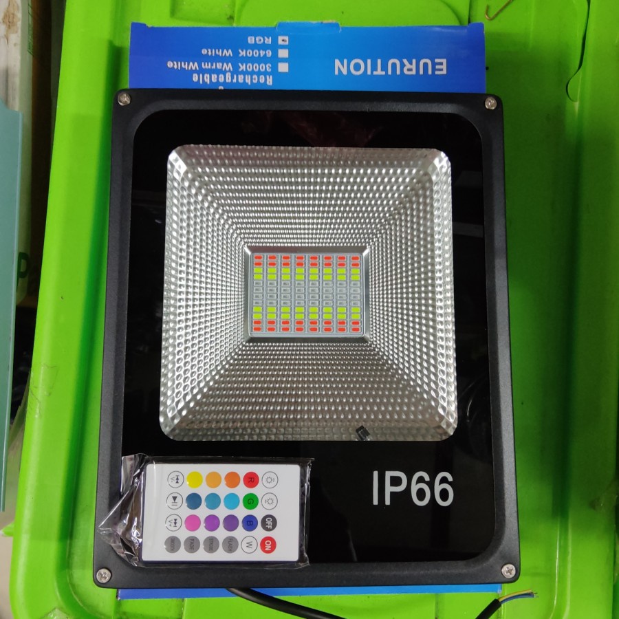 Lampu Sorot RGB / LED Flood Light RGB 30watt + Remote