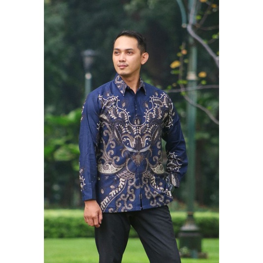 KEMEJA BATIK PANJANG FURING KEREN KATUN HALUS