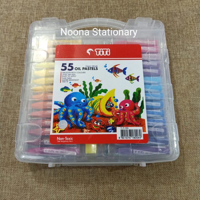 

Pastel Crayon 55 Warna Oil Pastel - Joyko 55S