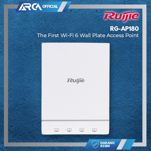 Produk Terbaru Ruijie Rg-Ap180 Wall Plate Wireless Access Point