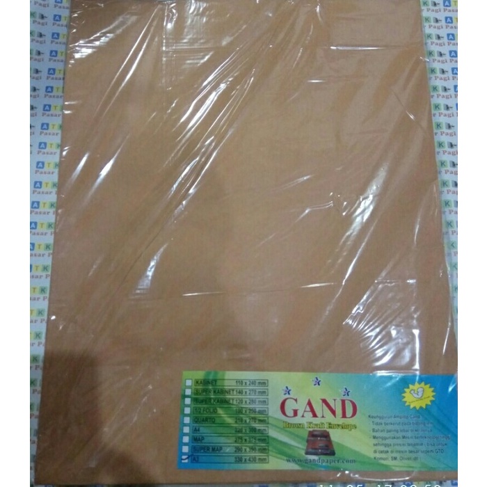 

Alp Amplop Coklat A3 Gand / Amplop Samson A3 Gand