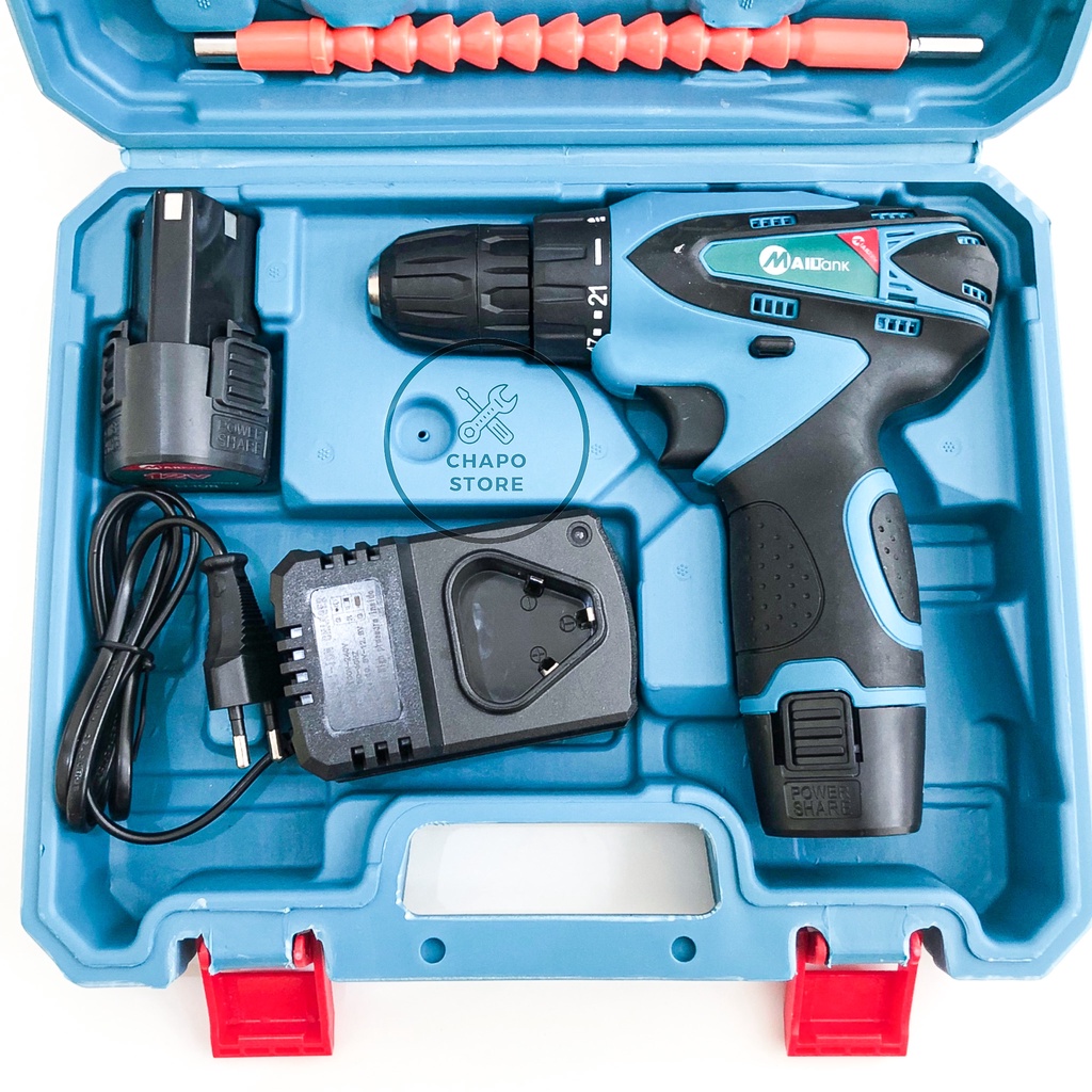 Mailtank mesin bor cas baterai batre mesin bor cordless drill 12 volt SH191