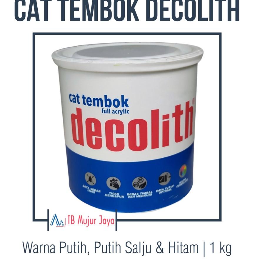 Miliki옷 Decolith Cat Tembok 1 Kg Putih / Putih Salju / Hitam