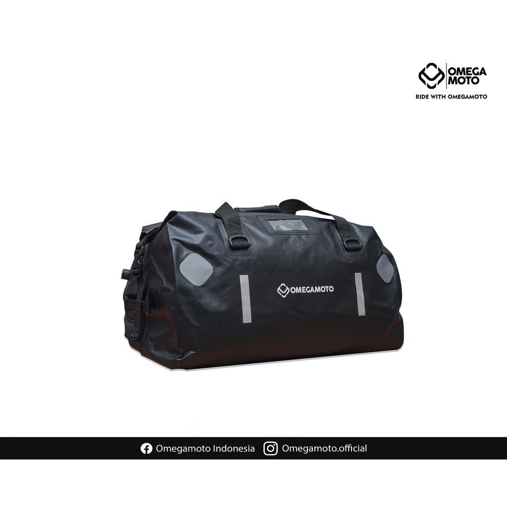 Dry Duffle Bag Waterproof Omegamoto 65L Tas Touring Motor