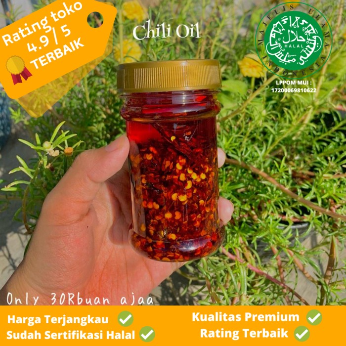 [Cup] Chilli Oil Dimsum / Chinese Food / Minyak Cabai / Sambal Cina [Tersedia]