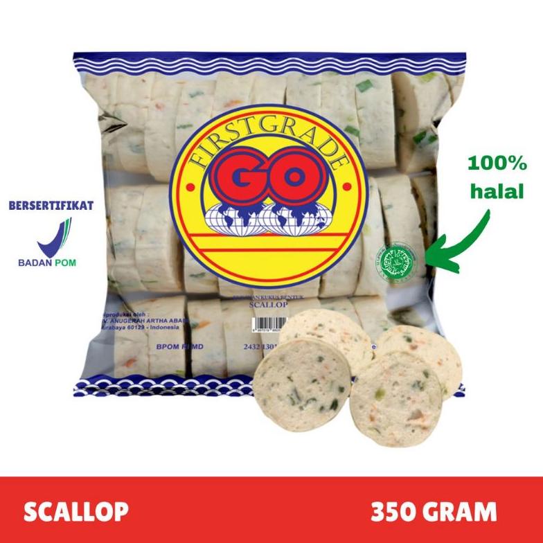 

5.5 FLASH SALE [PASTI FRESH] SCALLOP GO ISI 40 || SCALLOP IKAN OLAHAN