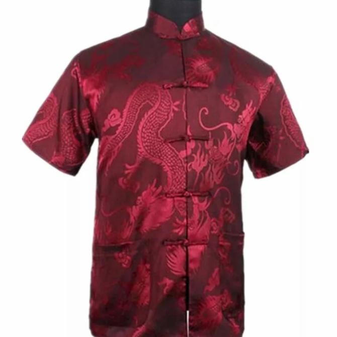 Couple cheongsam pasangan kemeja pria / chinese changsan / tang suit