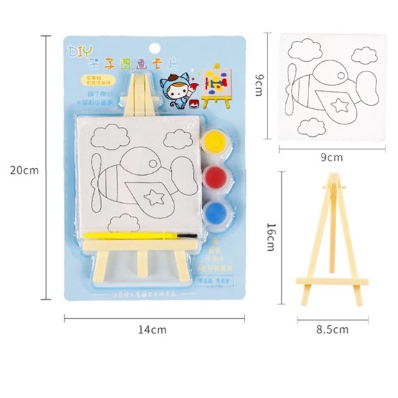 Papan Tulis Kapur Papan Tulis Spidol bisa di hapus Mainan Anak Edukatif Kreatif Papan Tulis Edukasi Papan Tulis Anak 2in1  Sketsa Gambar Siap Pakai Mainan Papan Kanvas Papan Kanvas Kuas Cat Kanvas Lukis Kuas Cat bergambar Set mewarnai Mainan DIY