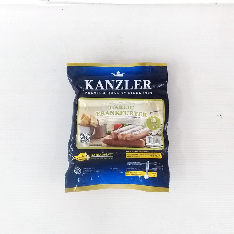 

Kanzler Garlic Frankfurter 300Gr
