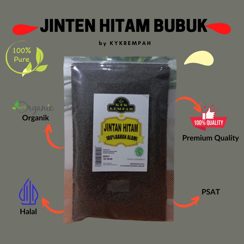 

Jinten Hitam Bubuk [100 gram] - Habbatusauda Powder