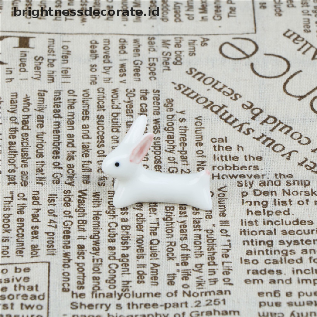 [Birth] Tempat Sendok Garpu Sumpit Keramik Bentuk Kelinci Stand Lovely Rack Awet [ID]