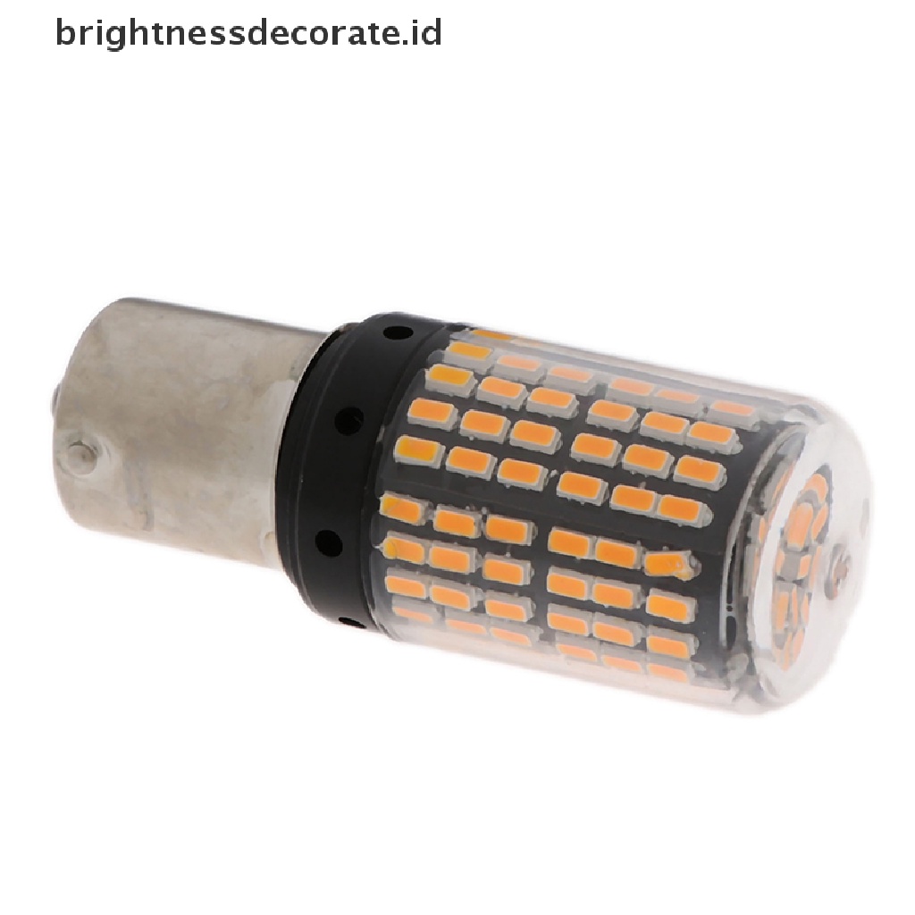 [Birth] 1x Kuning 1156 1095 1141 P21W BA15S 7506lampu Sein Led3014 144-SMD [ID]