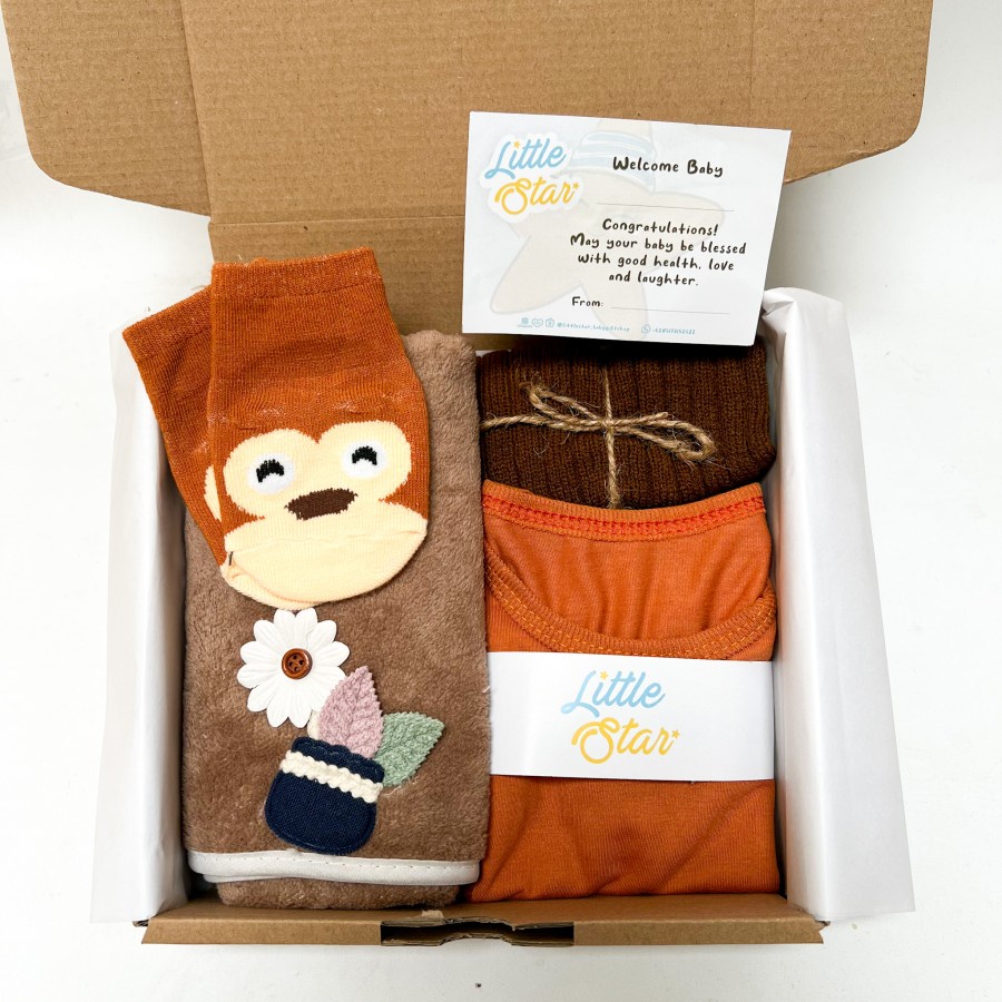 LS Set E Hampers Bayi Newborn Baby Gift Set Unisex Kado Parcel Lahiran Bayi Baru Lahir Laki Perempuan 0 6 Bulan