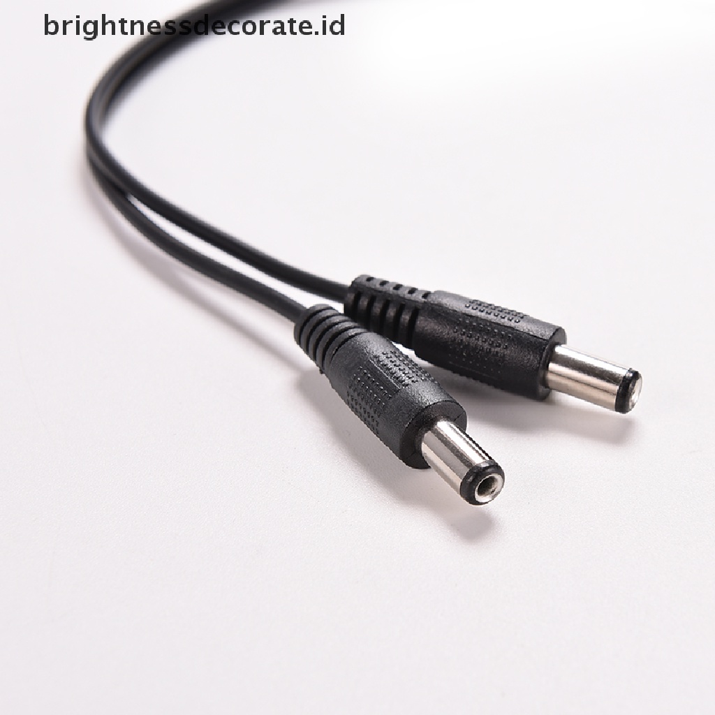 [Birth] 5.5 x 2.1mm Kamera CCTV 1female to 2 Male Adaptor Kabel Power Splitter DC 12V [ID]