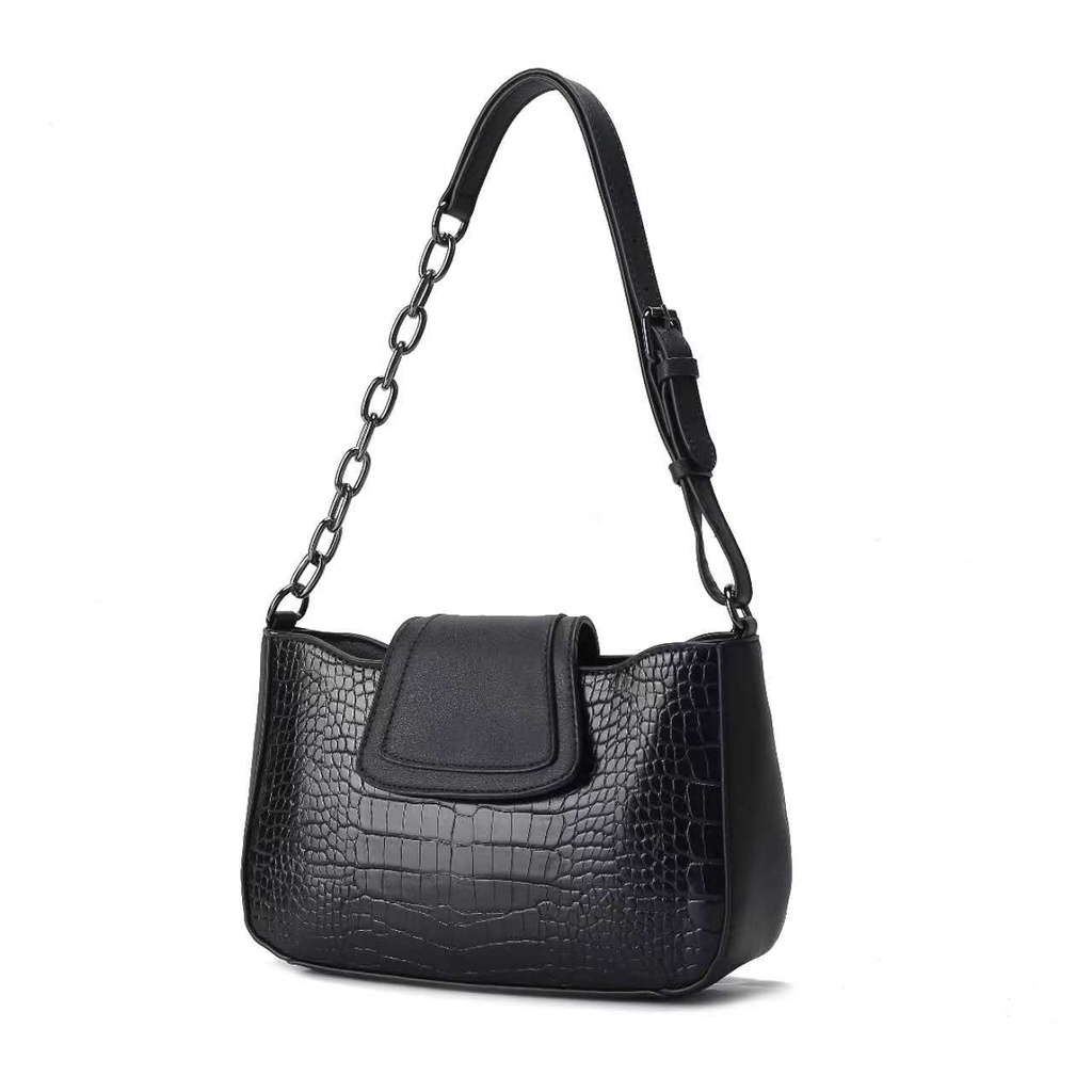 Tas Selempang Wanita shoulderbag Wanita Stradivarius Zipper Flap Magnet Tali kombinasi - 5 Warna #216