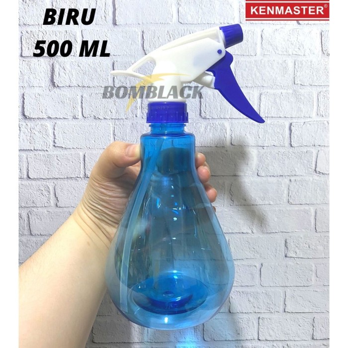 Kenmaster Botol Spray 500ml Semprotan Air Tanaman Bunga Daun Taman - LANGSING BIRU