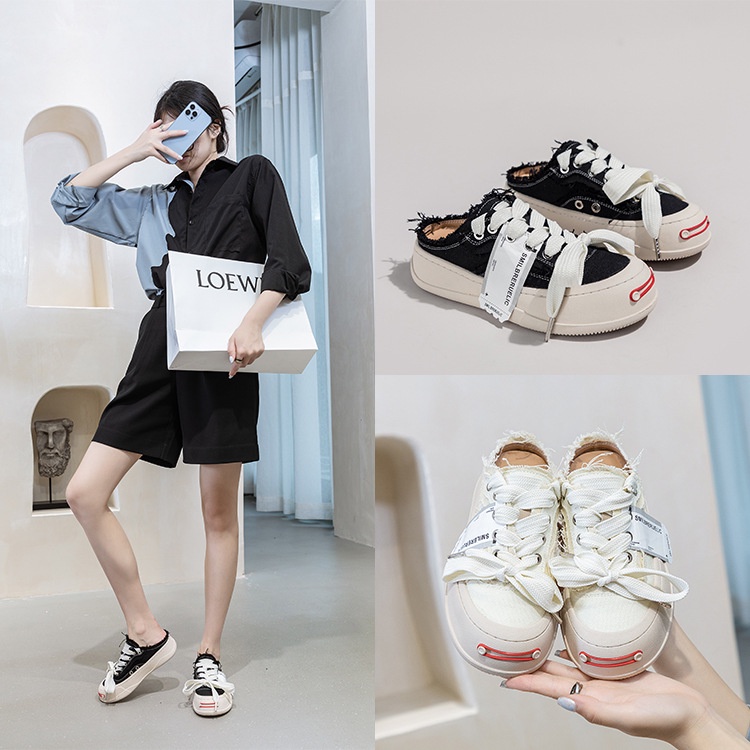 COD 176 QUINN Sneakers Selop Wanita Import Premium