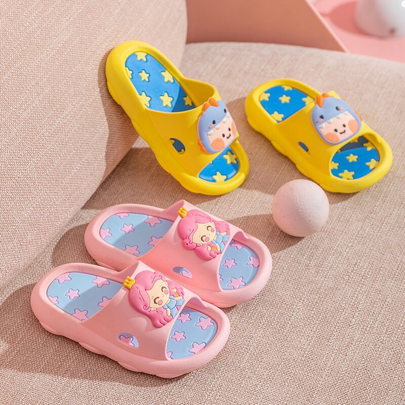 GROSIRTAS LV0208 Sandal Jelly Anak Perempuan Sandal Slop Anak Perempuan Motif Star Import/Sandal Anak Anak Kartun