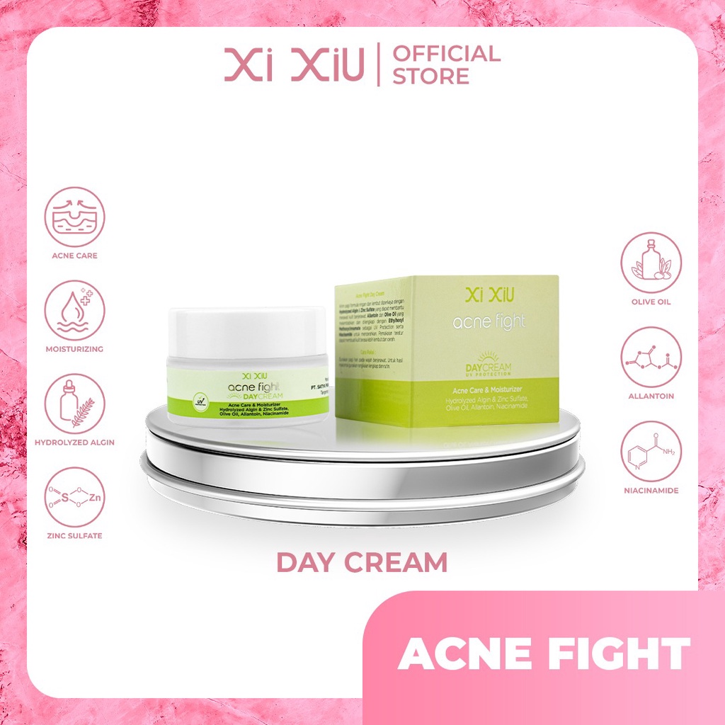Xi XiU ACNE FIGHT DAY CREAM & NIGHT CREAM - CREAM XI XIU