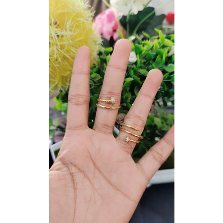 Cincin Paku Emas 6k