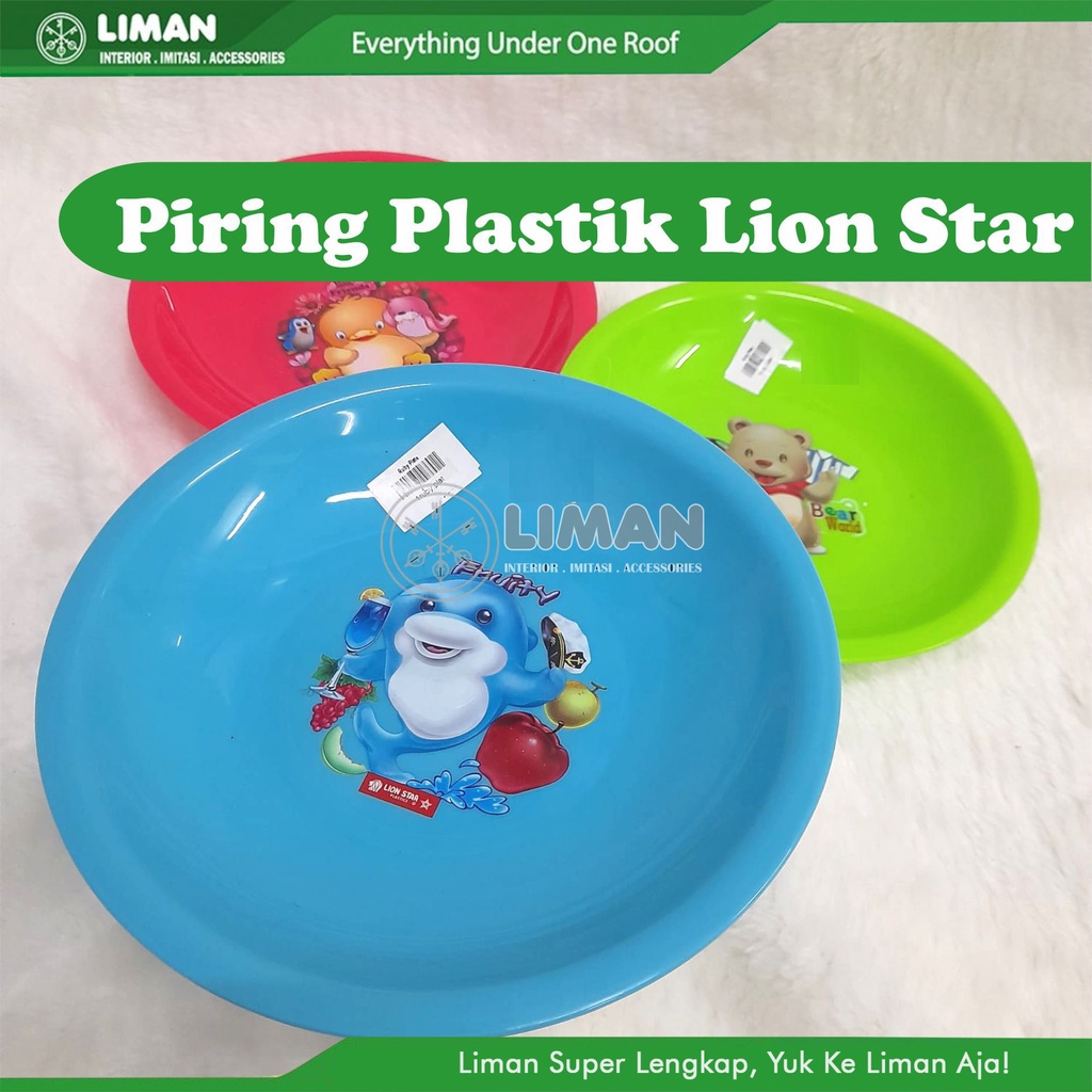 Piring Plastik Lion Star karakter