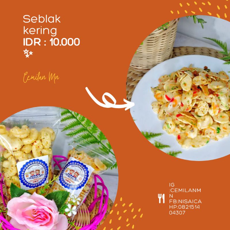 

kerupuk seblak kering pedas gurih