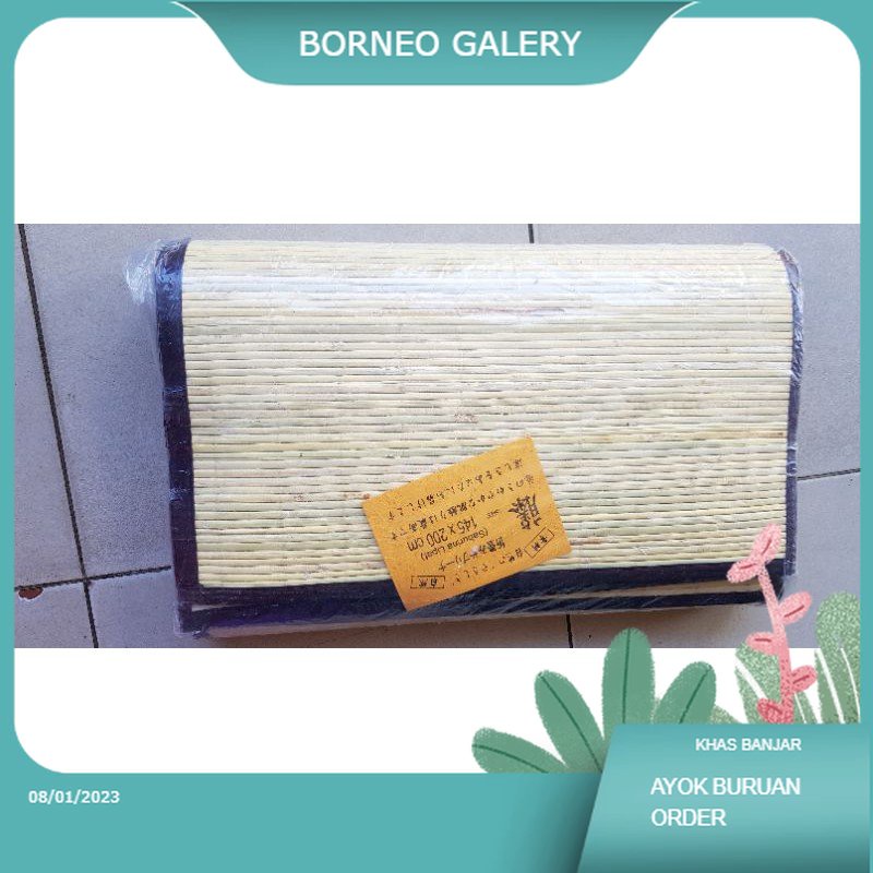 Lampit Rotan Lipat Tikar Rotan Tikar Lampit Rotan 145x200