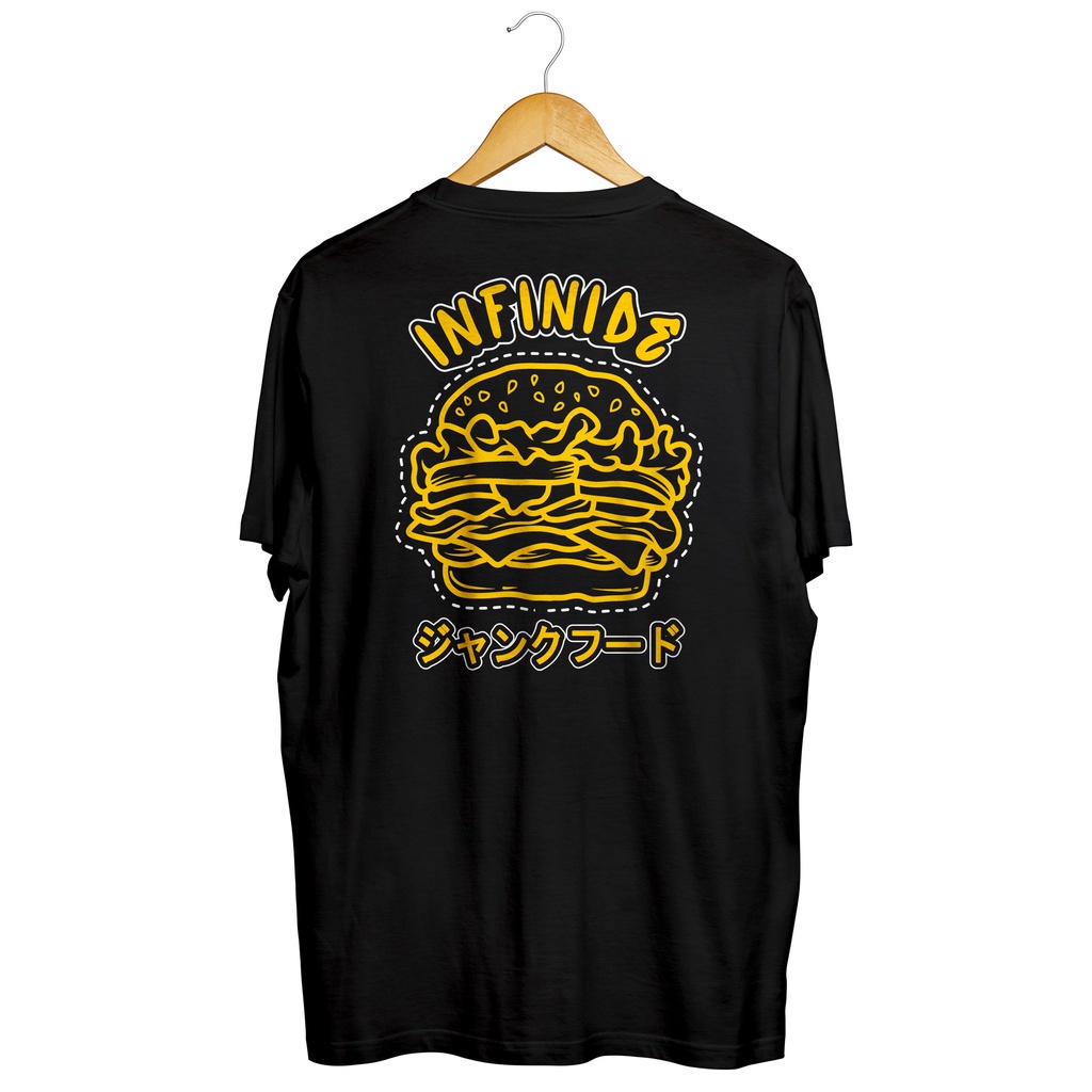 Infinide T-Shirt Original JUNK FOOD Kaos Distro Limited Edition Cotton Combed 24s Premium