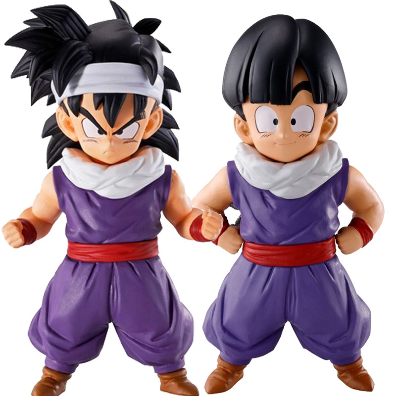 Remaja Dragon Ball Goku Childhood Super Saiyan Trunks Gohan Field Battle Form Watermelon Head Figure Model Collect Ornament