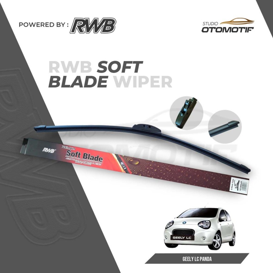 RWB S52 WIPER GEELY PANDA SOFT FRAMELESS WIPER GEELY PANDA 26 INCH