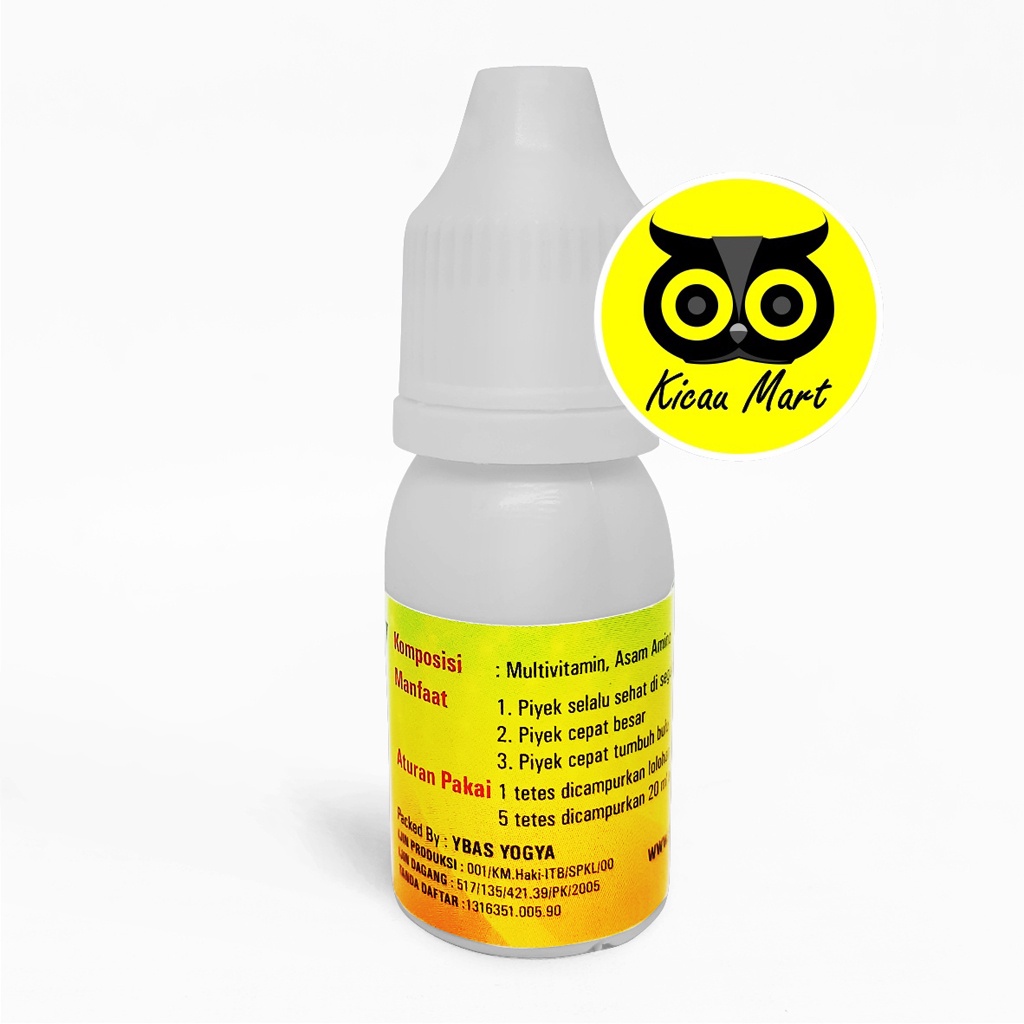 VITAMIN OBAT BURUNG PIYIK ANAKAN BABY LOVEBIRD KENARI MURAI VITAPIYEK VITA PIYEK SUPER KICAU VTNVPSK