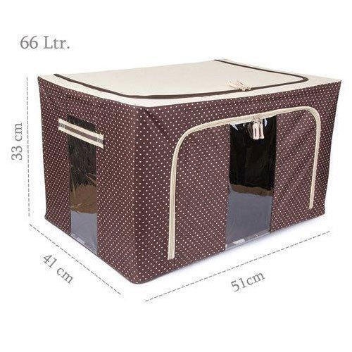 rumah_kita202066L Storage Box lipat Storage Serbaguna Organizer pakaian dan mainan Kotak penyimpanan serbaguna box Storage Box Jumbo 66 liters  Storage Box Jumbo 2in1 Box Organizer Tempat Penyimpanan Baju Mainan Ukuran COD