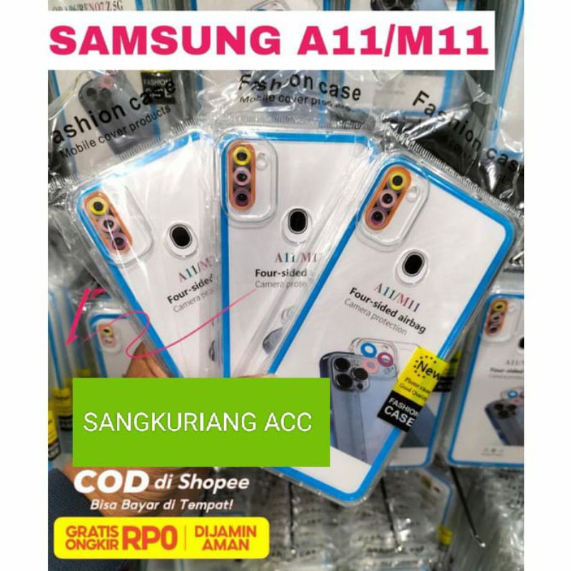 Slicon Softcase Bening Transparan hp Samsung A11/M11 Casing bening