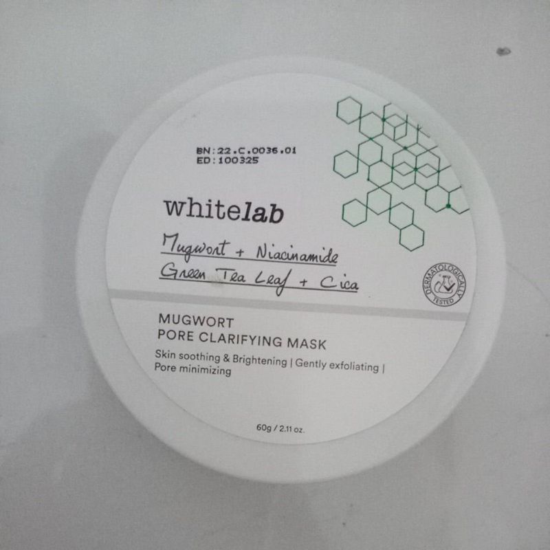 [Preloved] Whitelab Mugwort Clay Mask